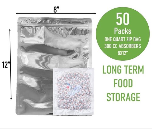 Sacchetti mylar quart - (50), 1