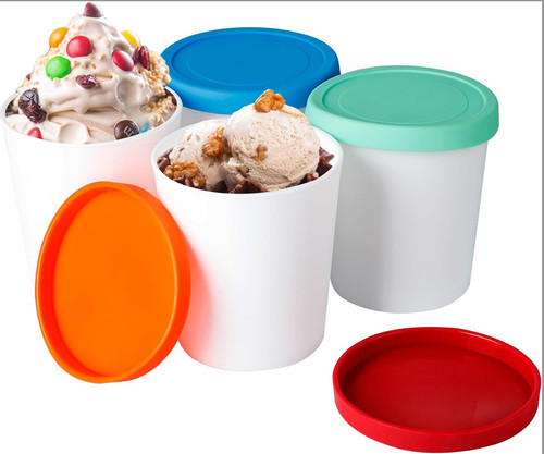 Quattro contenitori gelato - gelato,