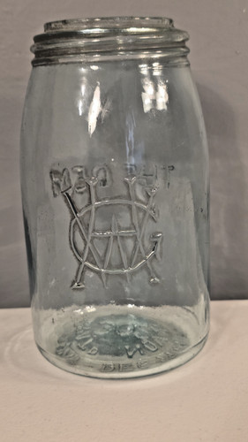 Antique aqua gem reverse - antique,