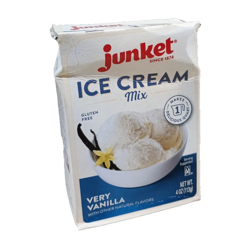 Junket vaniglia ice cream - ice,