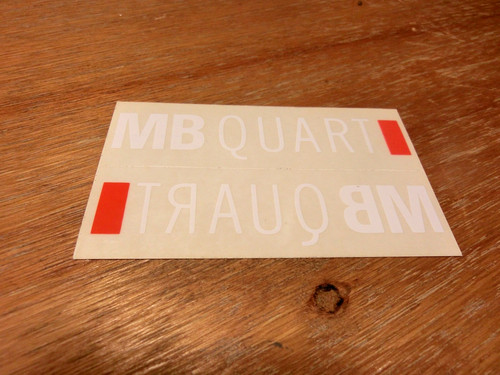 Adesivi sticker mb quart - mb, +