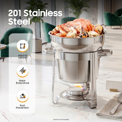 Quart rotondo chafing dish - chafing,