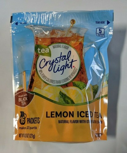 Crystal light lemon iced - lemon, tea